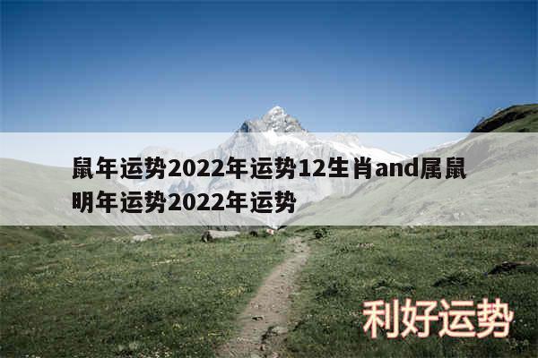 鼠年运势2024年运势12生肖and属鼠明年运势2024年运势