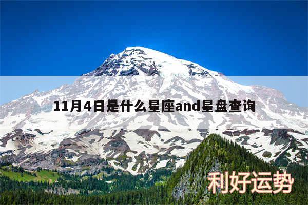 11月4日是什么星座and星盘查询