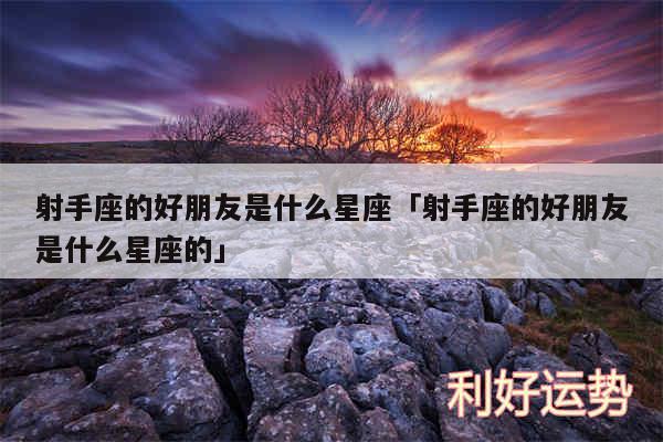 射手座的好朋友是什么星座及射手座的好朋友是什么星座的
