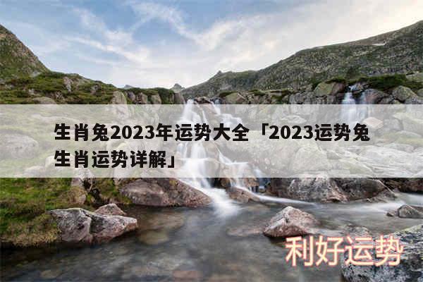 生肖兔2024年运势大全及2024运势兔生肖运势详解