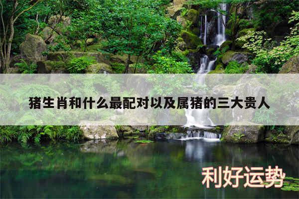 猪生肖和什么最配对以及属猪的三大贵人
