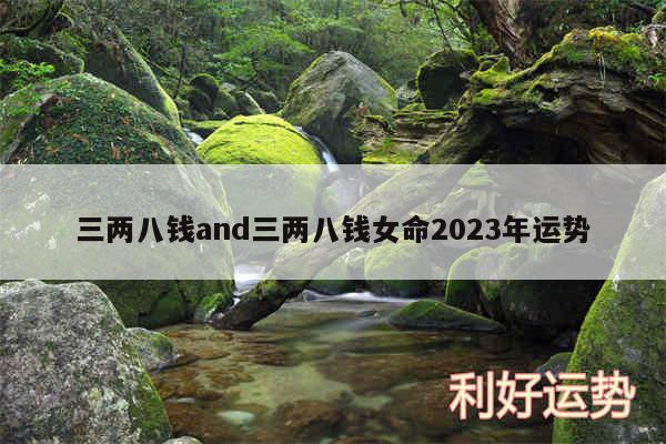 三两八钱and三两八钱女命2024年运势