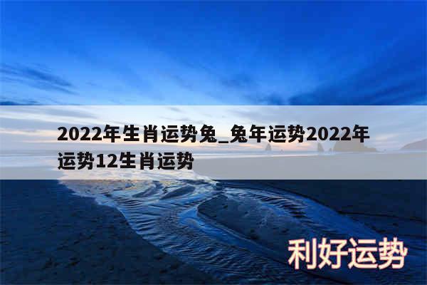 2024年生肖运势兔_兔年运势2024年运势12生肖运势