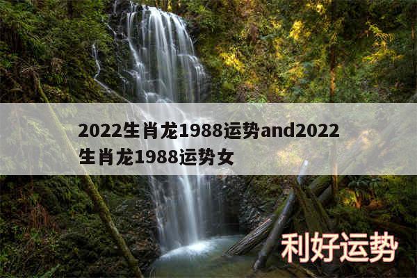 2024生肖龙1988运势and2024生肖龙1988运势女