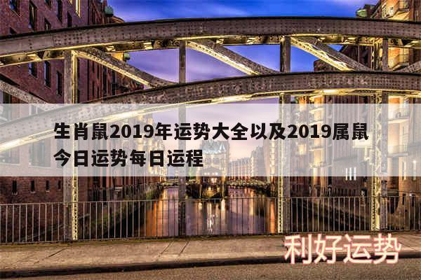 生肖鼠2019年运势大全以及2019属鼠今日运势每日运程