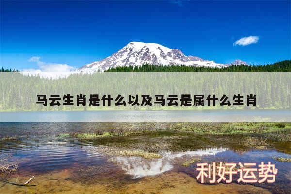 马云生肖是什么以及马云是属什么生肖