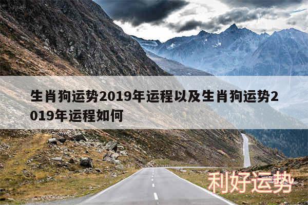 生肖狗运势2019年运程以及生肖狗运势2019年运程如何