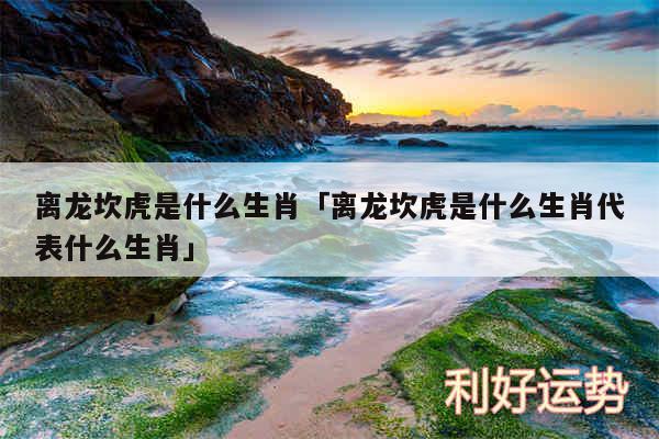 离龙坎虎是什么生肖及离龙坎虎是什么生肖代表什么生肖