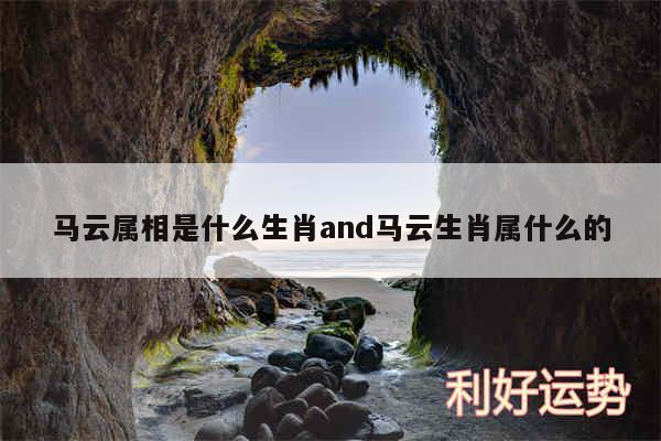 马云属相是什么生肖and马云生肖属什么的