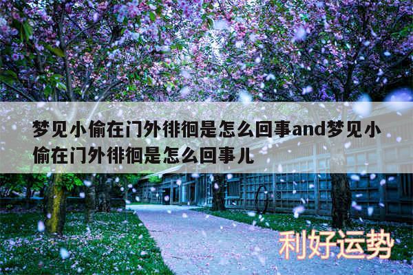 梦见小偷在门外徘徊是怎么回事and梦见小偷在门外徘徊是怎么回事儿