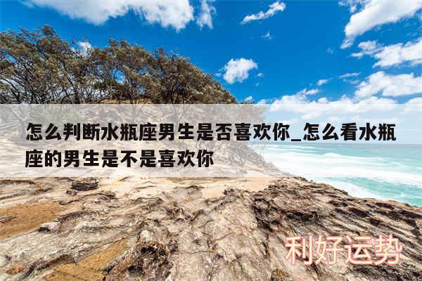 怎么判断水瓶座男生是否喜欢你_怎么看水瓶座的男生是不是喜欢你