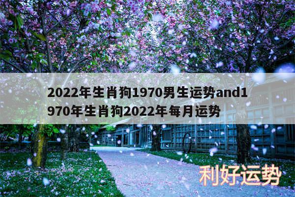 2024年生肖狗1970男生运势and1970年生肖狗2024年每月运势