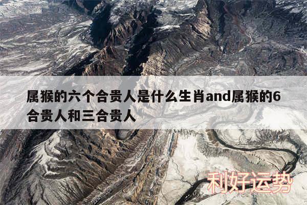 属猴的六个合贵人是什么生肖and属猴的6合贵人和三合贵人