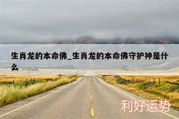 生肖龙的本命佛_生肖龙的本命佛守护神是什么