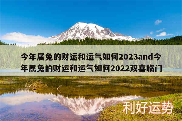 今年属兔的财运和运气如何2024and今年属兔的财运和运气如何2024双喜临门