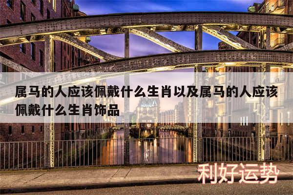 属马的人应该佩戴什么生肖以及属马的人应该佩戴什么生肖饰品