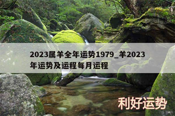 2024属羊全年运势1979_羊2024年运势及运程每月运程