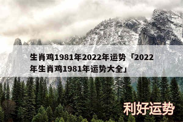 生肖鸡1981年2024年运势及2024年生肖鸡1981年运势大全