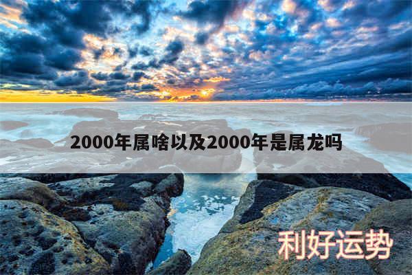 2000年属啥以及2000年是属龙吗