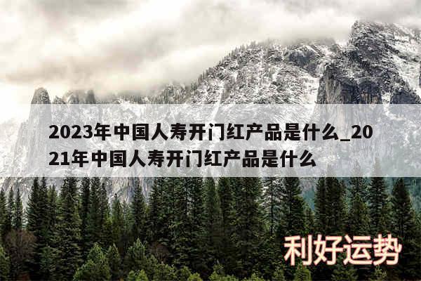 2024年中国人寿开门红产品是什么_2024年中国人寿开门红产品是什么