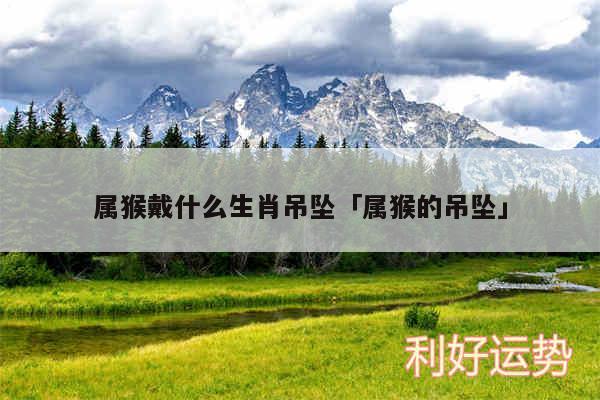属猴戴什么生肖吊坠及属猴的吊坠