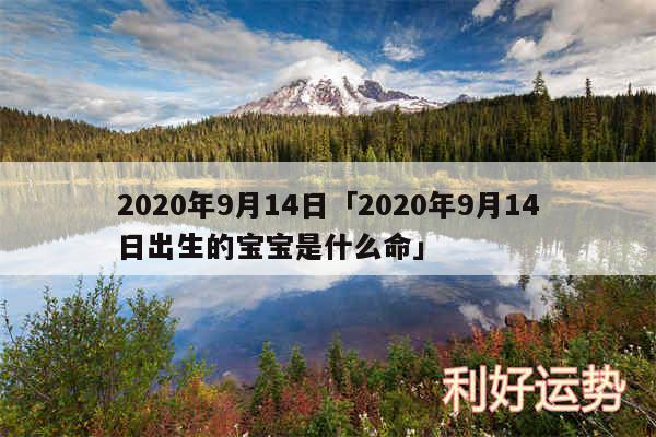 2020年9月14日及2020年9月14日出生的宝宝是什么命