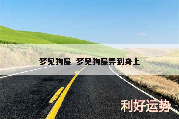 梦见狗屎_梦见狗屎弄到身上