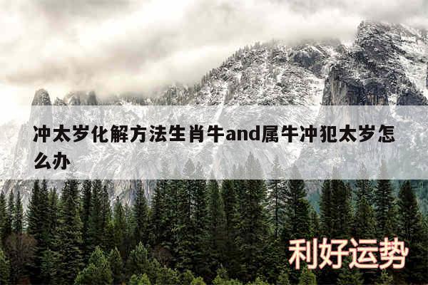 冲太岁化解方法生肖牛and属牛冲犯太岁怎么办