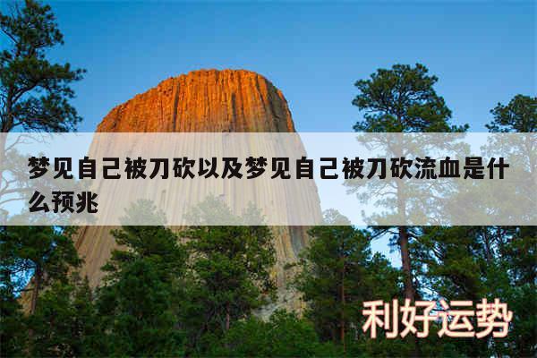 梦见自己被刀砍以及梦见自己被刀砍流血是什么预兆