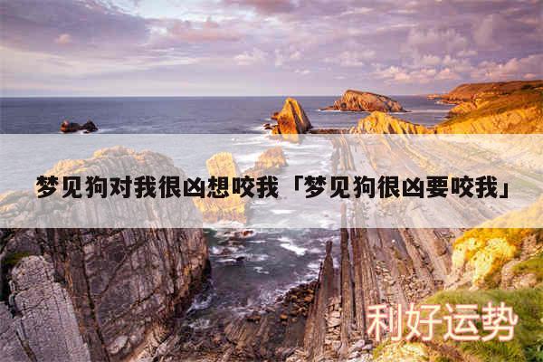 梦见狗对我很凶想咬我及梦见狗很凶要咬我