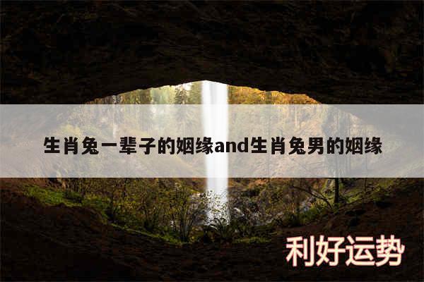 生肖兔一辈子的姻缘and生肖兔男的姻缘