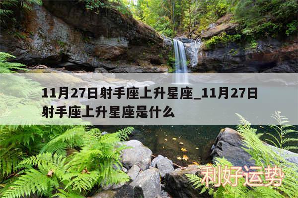 11月27日射手座上升星座_11月27日射手座上升星座是什么