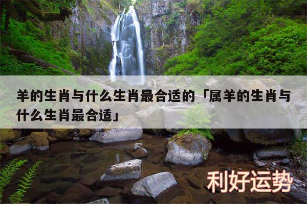 羊的生肖与什么生肖最合适的及属羊的生肖与什么生肖最合适