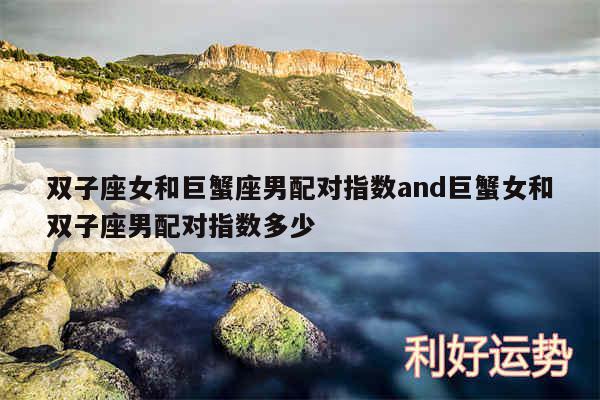 双子座女和巨蟹座男配对指数and巨蟹女和双子座男配对指数多少