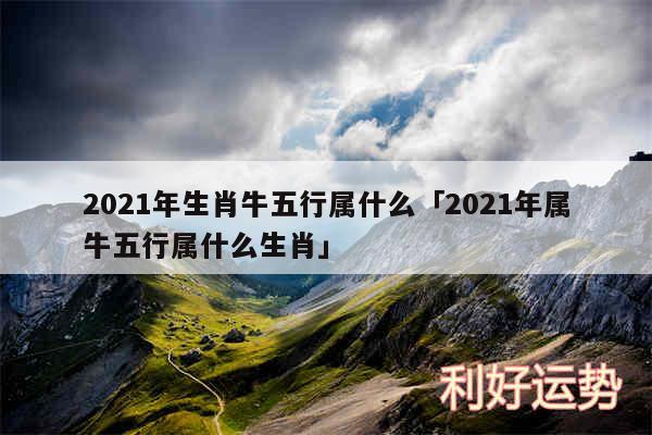 2024年生肖牛五行属什么及2024年属牛五行属什么生肖