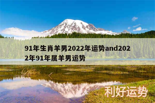 91年生肖羊男2024年运势and2024年91年属羊男运势