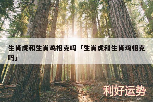 生肖虎和生肖鸡相克吗及生肖虎和生肖鸡相克吗