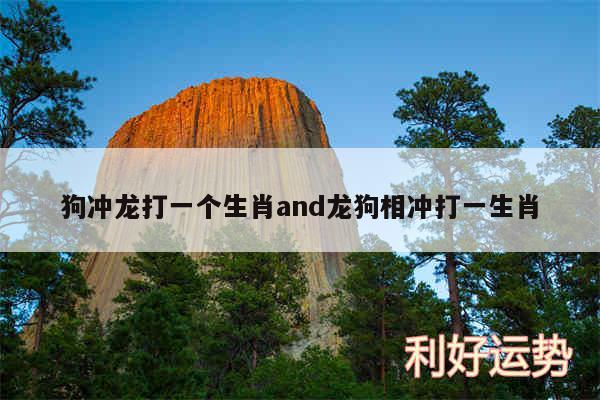 狗冲龙打一个生肖and龙狗相冲打一生肖
