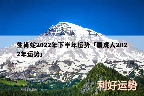 生肖蛇2024年下半年运势及属虎人2024年运势