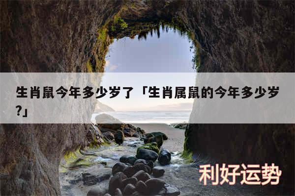 生肖鼠今年多少岁了及生肖属鼠的今年多少岁?