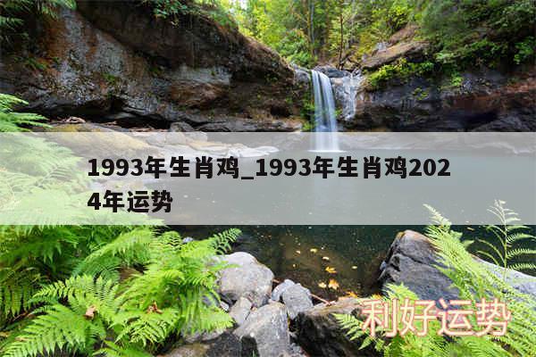 1993年生肖鸡_1993年生肖鸡2024年运势