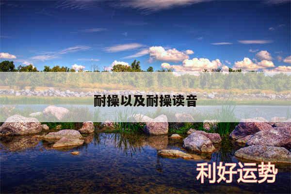 耐操以及耐操读音