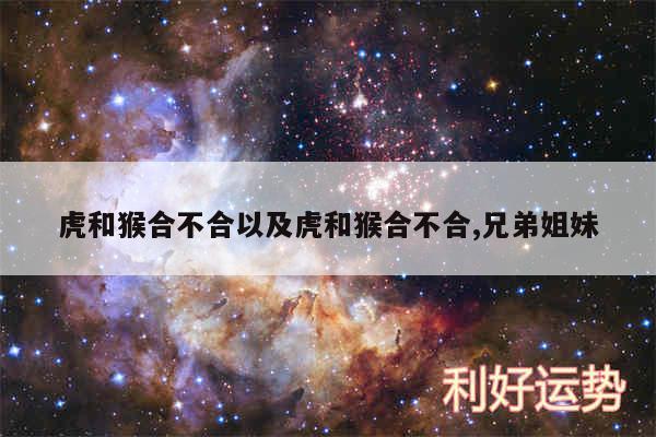 虎和猴合不合以及虎和猴合不合,兄弟姐妹