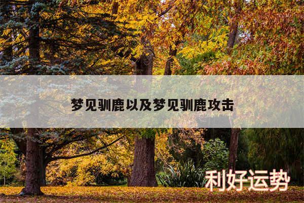 梦见驯鹿以及梦见驯鹿攻击