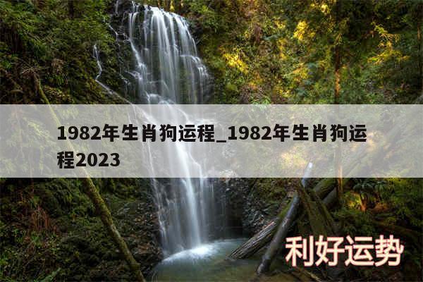 1982年生肖狗运程_1982年生肖狗运程2024