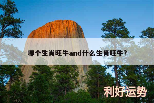 哪个生肖旺牛and什么生肖旺牛?
