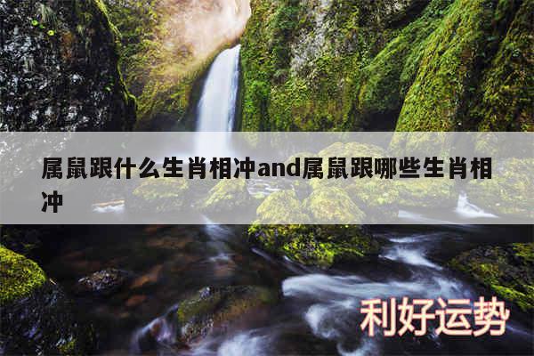 属鼠跟什么生肖相冲and属鼠跟哪些生肖相冲