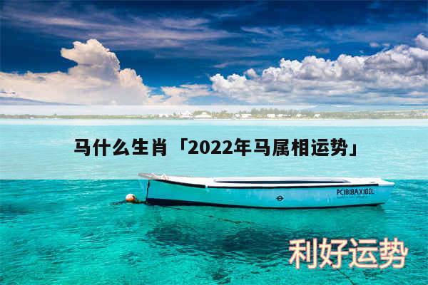 马什么生肖及2024年马属相运势