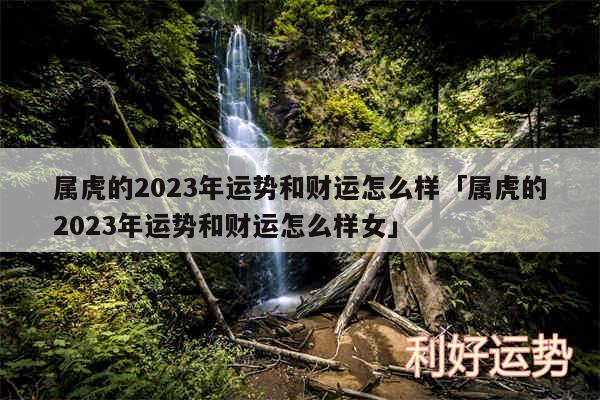 属虎的2024年运势和财运怎么样及属虎的2024年运势和财运怎么样女