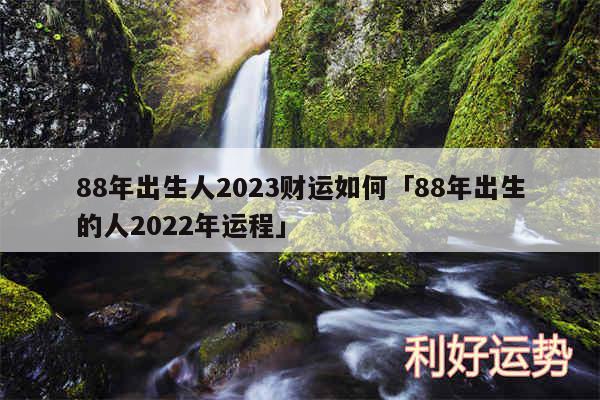 88年出生人2024财运如何及88年出生的人2024年运程